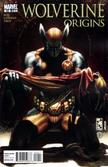 Wolverine: Origins #49 Direct Edition comic book cover, 2010