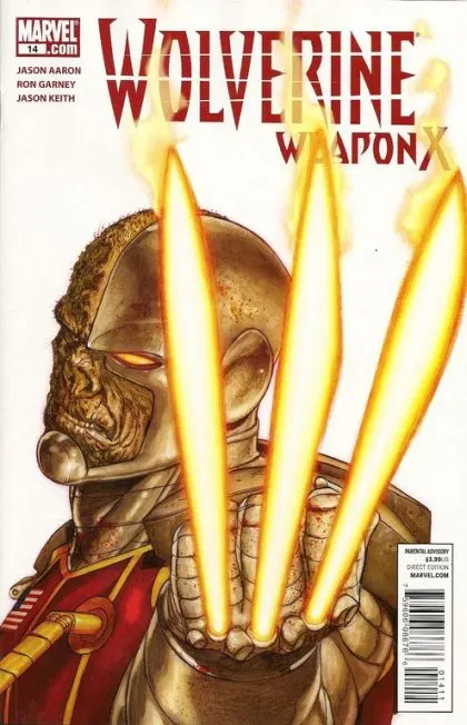 Wolverine: Weapon X #14 comic book cover, 2010