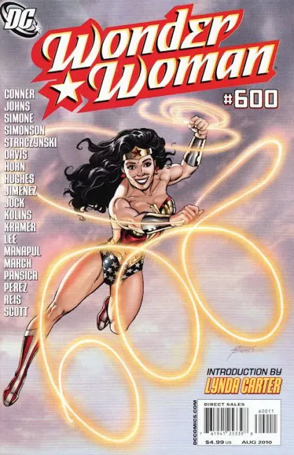 Wonder Woman, Vol. 1 #600 George Perez Regular comic book cover, 2010