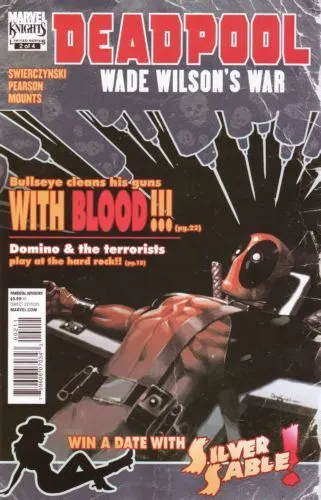 Deadpool: Wade Wilson's War #2 comic book cover, 2010