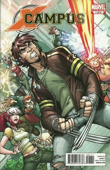 X-Campus #1 Todd Nauck Regular Cover comic book cover, 2010
