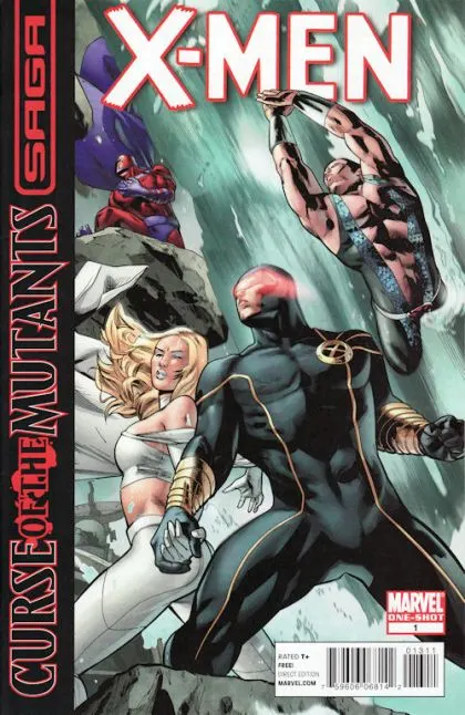 X-Men: Curse of the Mutants Saga #1 Direct Edition comic book cover, 2010