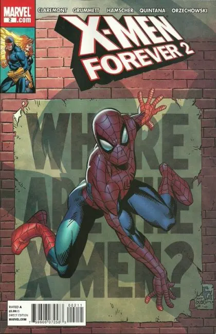 X-Men Forever 2 #2 comic book cover, 2010