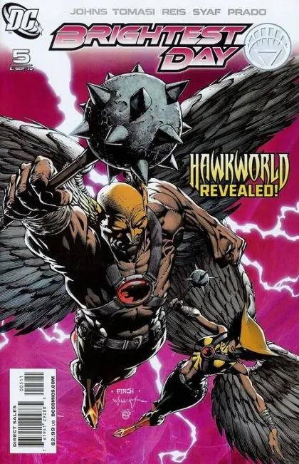 Brightest Day #5 David Finch Regular comic book cover, 2010