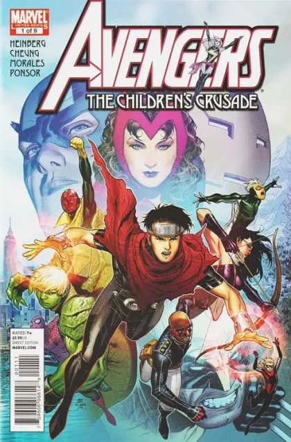 Avengers: The Children's Crusade #1 Jim Cheung Regular Cover comic book cover, 2010