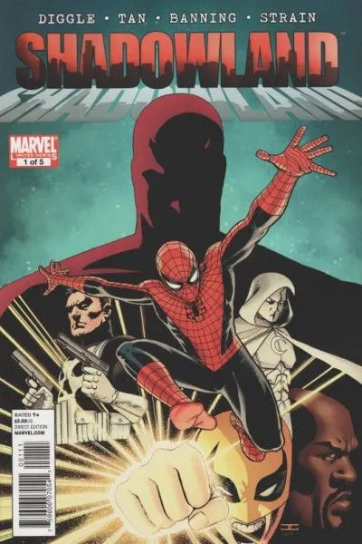 Shadowland #1 John Cassaday Regular Cover comic book cover, 2010