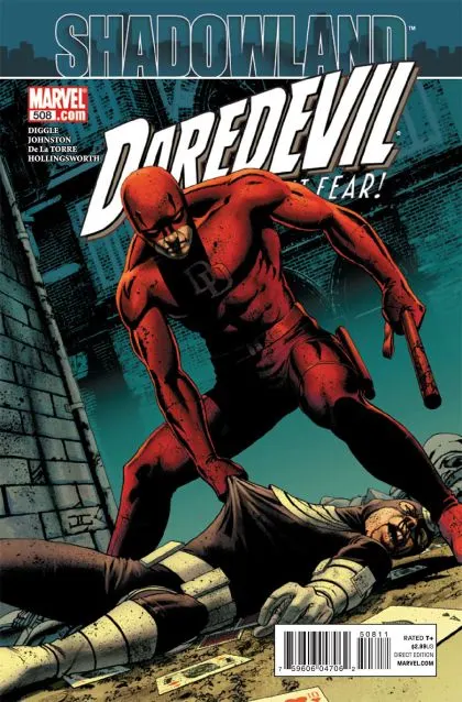 Daredevil, Vol. 2 #508 comic book cover, 2010