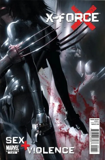 X-Force: Sex and Violence #1 comic book cover, 2010