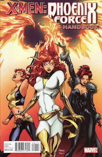 X-Men: Phoenix Force Handbook #1 comic book cover, 2010