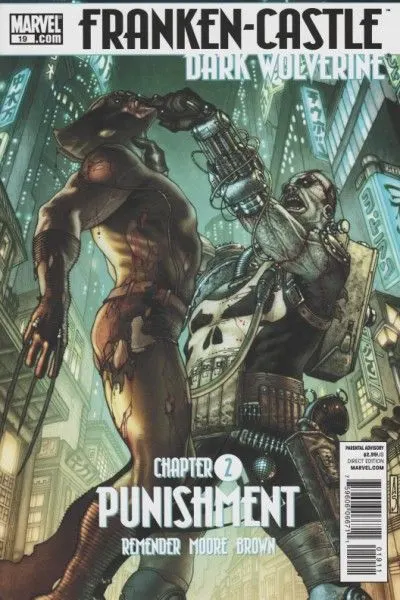 The Punisher, Vol. 8 #19 Simone Bianchi Regular comic book cover, 2010