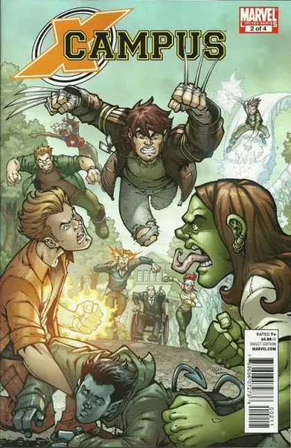 X-Campus #2 comic book cover, 2010