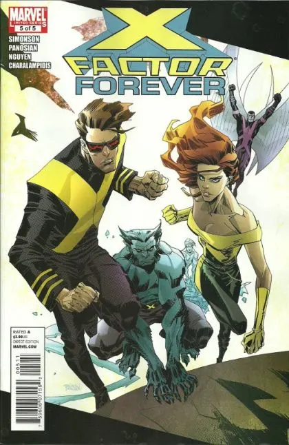 X-Factor Forever #5 Dan Panosian Regular comic book cover, 2010