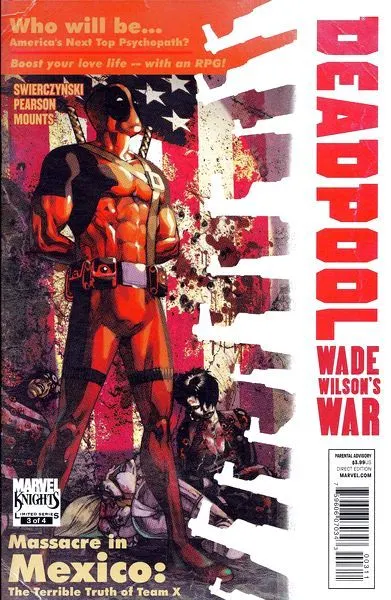 Deadpool: Wade Wilson's War #3 comic book cover, 2010