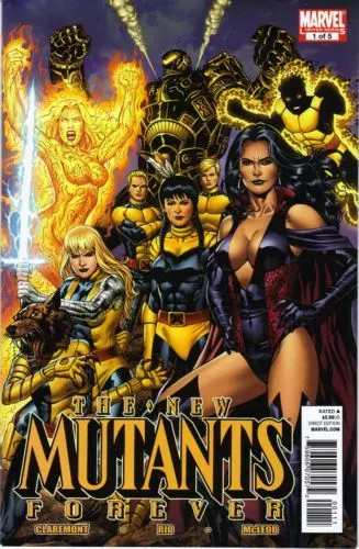 New Mutants Forever #1 Al Rio Regular Cover comic book cover, 2010