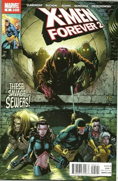 X-Men Forever 2 #5 comic book cover, 2010