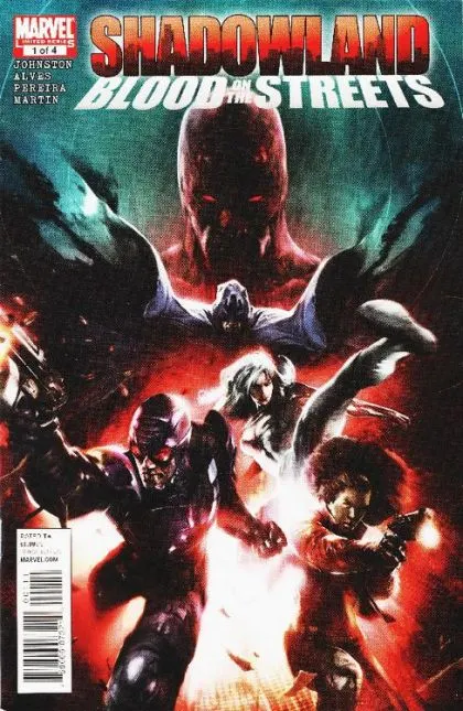 Shadowland: Blood on the Streets #1 comic book cover, 2010