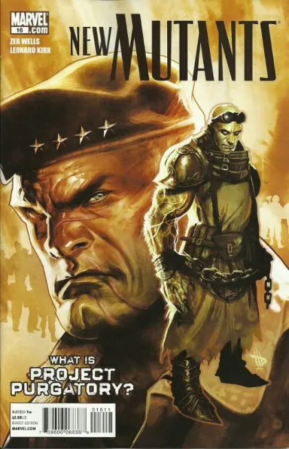 New Mutants, Vol. 3 #16 comic book cover, 2010