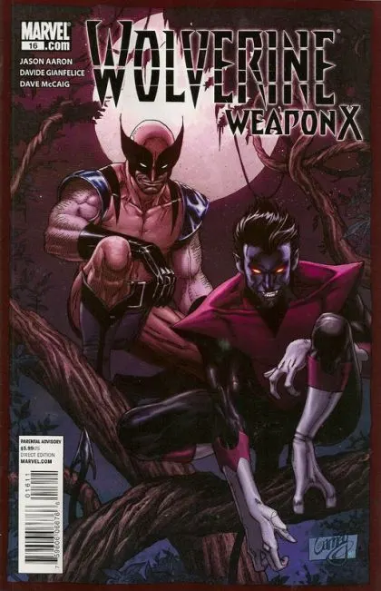 Wolverine: Weapon X #16 comic book cover, 2010