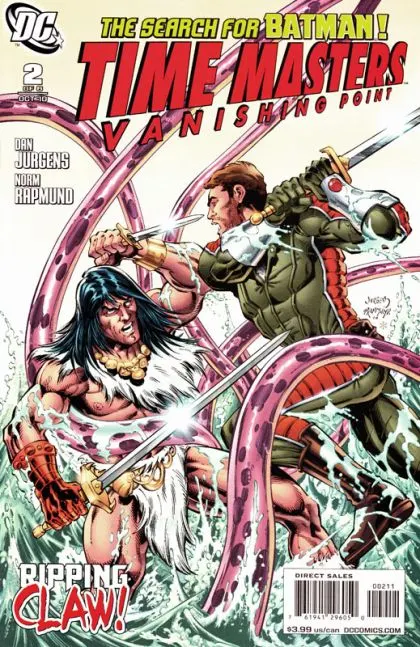 Time Masters: Vanishing Point #2 comic book cover, 2010