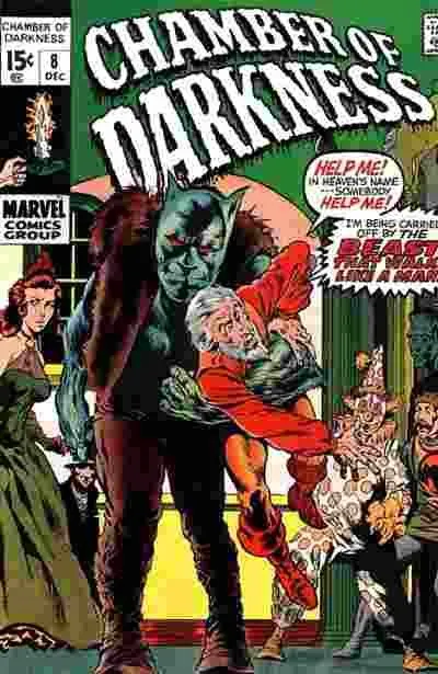 Chamber of Darkness #8 comic book cover, 1970