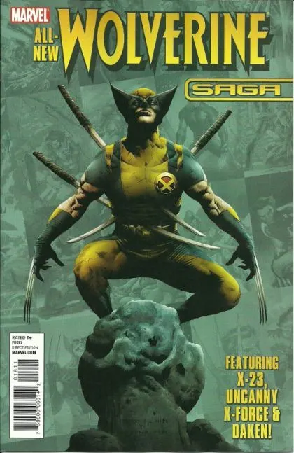 Wolverine Saga, Vol. 2 #2 Direct Edition comic book cover, 2010