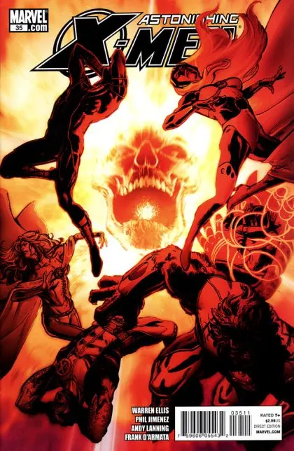 Astonishing X-Men, Vol. 3 #35 Direct Edition comic book cover, 2010