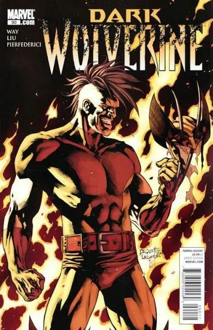 Wolverine, Vol. 3 #90 comic book cover, 2010