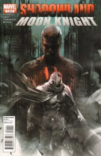 Shadowland: Moon Knight #1 comic book cover, 2010