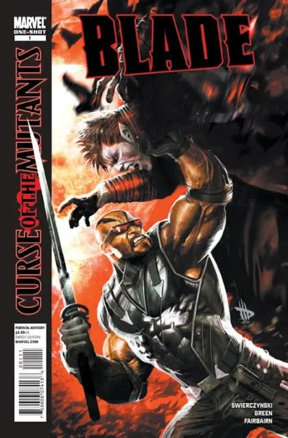 X-Men: Curse Of The Mutants: Blade #1 comic book cover, 2010