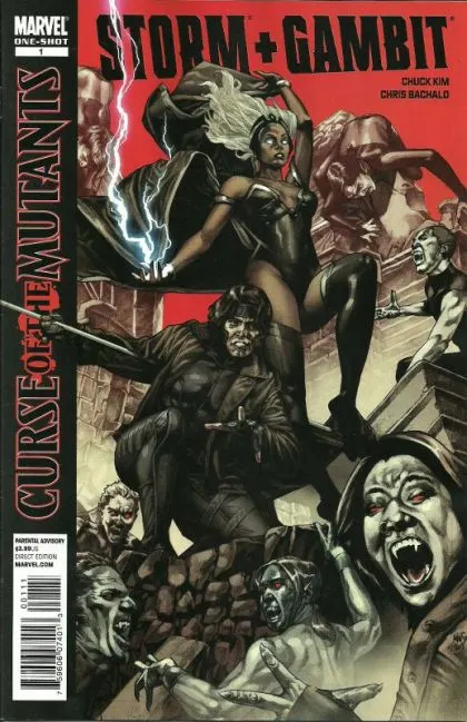 X-Men: Curse Of The Mutants: Storm & Gambit #1 Mico Suayan Regular Cover comic book cover, 2010