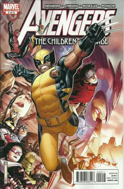 Avengers: The Children's Crusade #2 Jim Cheung Regular Cover comic book cover, 2010