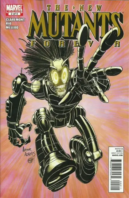 New Mutants Forever #2 Arthur Adams Regular Cover comic book cover, 2010