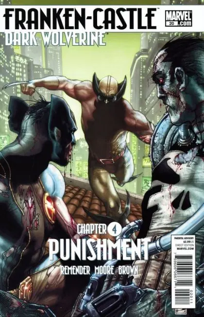 The Punisher, Vol. 8 #20 Simone Bianchi Regular comic book cover, 2010
