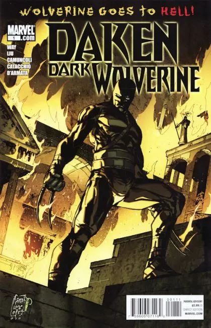 Daken: Dark Wolverine #1 Giuseppe Camuncoli Regular Cover comic book cover, 2010