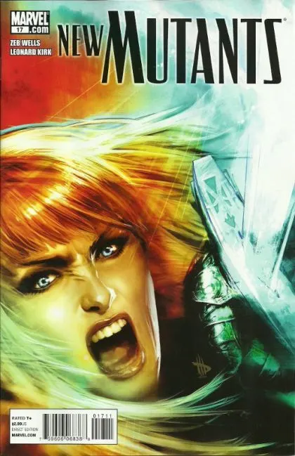New Mutants, Vol. 3 #17 Dave Wilkins Regular Cover comic book cover, 2010