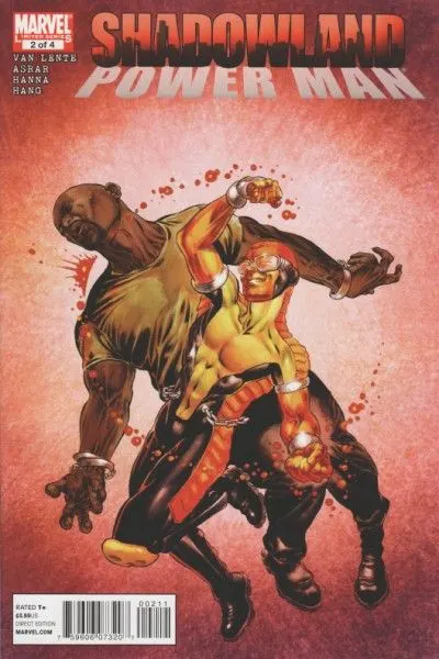 Shadowland: Power Man #2 comic book cover, 2010