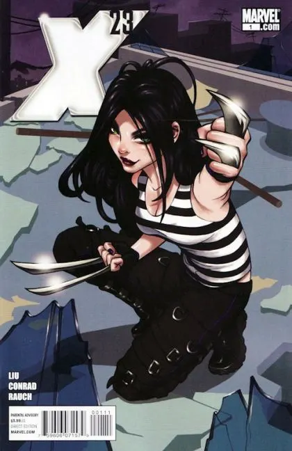 X-23, Vol. 3 #1 Danni Shinya Luo Regular comic book cover, 2010