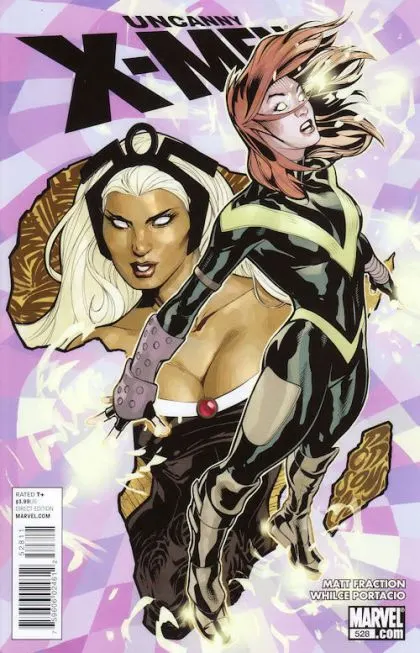 Uncanny X-Men, Vol. 1 #528 Direct Edition comic book cover, 2010