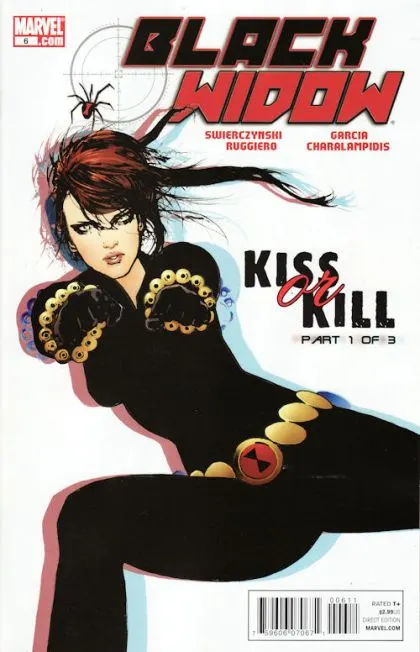 Black Widow, Vol. 5 #6 Travel Foreman Regular Cover comic book cover, 2010