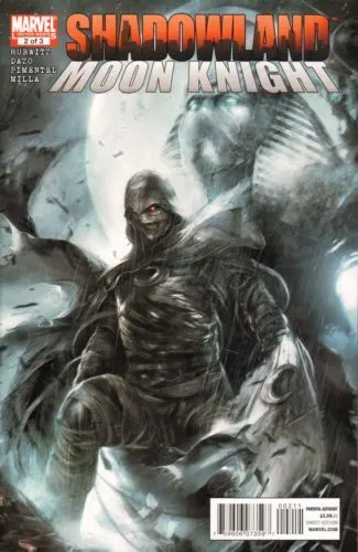 Shadowland: Moon Knight #2 comic book cover, 2010