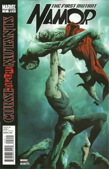 Namor: The First Mutant #2 Jae Lee Regular Cover comic book cover, 2010