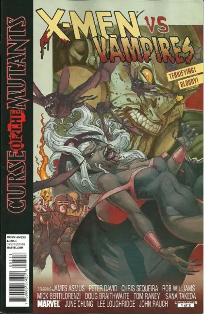 X-Men: Curse of the Mutants - X-Men vs. Vampires #1 comic book cover, 2010