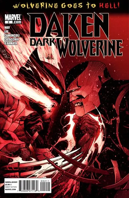 Daken: Dark Wolverine #2 Giuseppe Camuncoli Regular Cover comic book cover, 2010