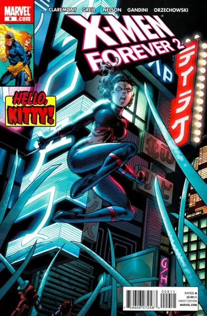 X-Men Forever 2 #9 comic book cover, 2010