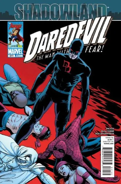 Daredevil, Vol. 2 #511 John Cassaday Regular Cover comic book cover, 2010