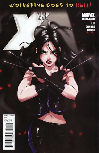 X-23, Vol. 3 #2 Danni Shinya Luo Regular comic book cover, 2010