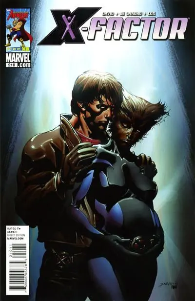 X-Factor, Vol. 3 #210 comic book cover, 2010