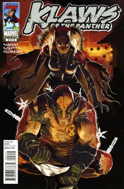 Klaws of the Panther #2 comic book cover, 2010