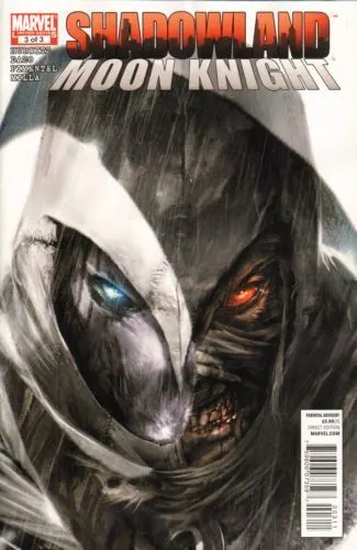 Shadowland: Moon Knight #3 comic book cover, 2010