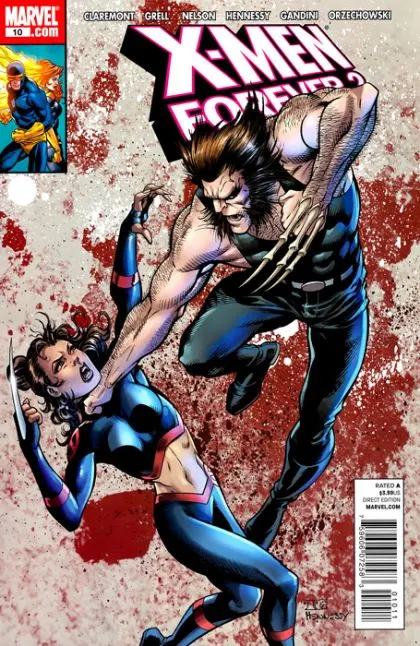 X-Men Forever 2 #10 comic book cover, 2010